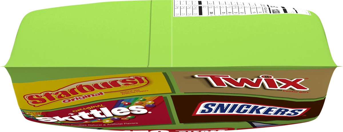 slide 6 of 9, Mixed SNICKERS, TWIX, SKITTLES & STARBURST Halloween Candy Bulk Assortment 62.02oz/170 Piece Bag, 62.02 oz