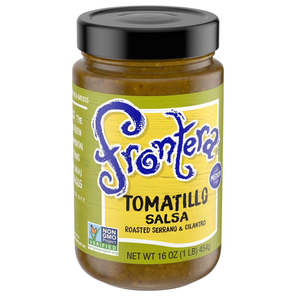 slide 2 of 5, Frontera Medium Roasted Serrano & Cilantro Tomatillo Salsa 16 oz, 16 oz