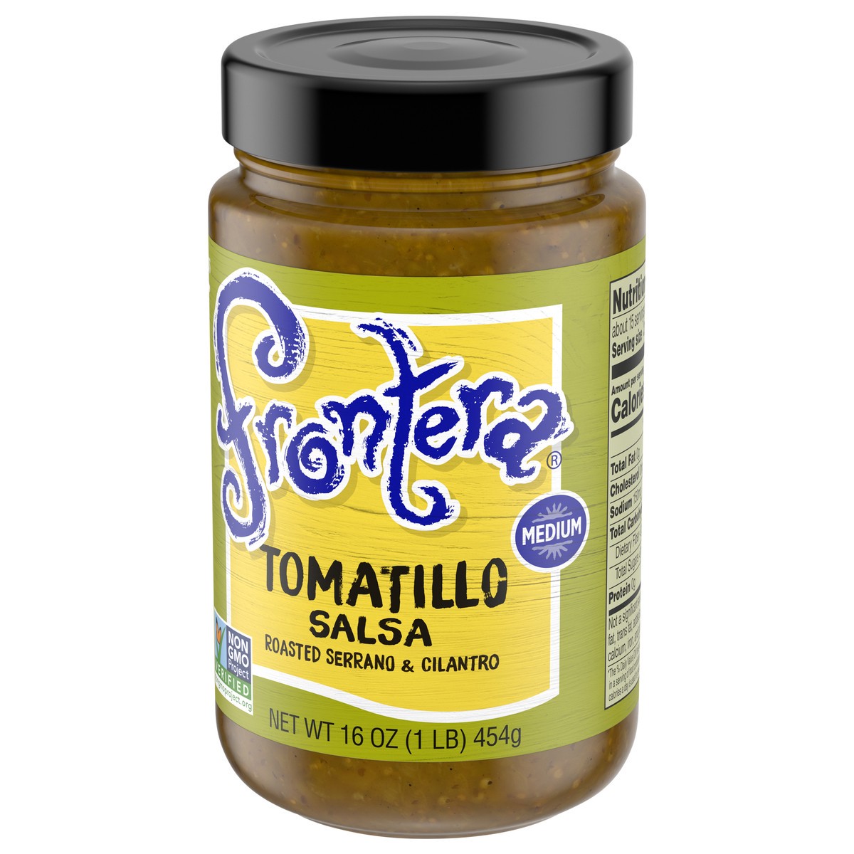 slide 3 of 5, Frontera Medium Roasted Serrano & Cilantro Tomatillo Salsa 16 oz, 16 oz