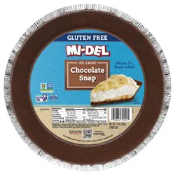 MI-DEL Gluten-Free Chocolate Snap Pie Crust