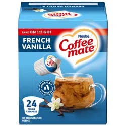Coffee mate Nestle Coffee mate French Vanilla Liquid Coffee Creamer Singles, 24 Count