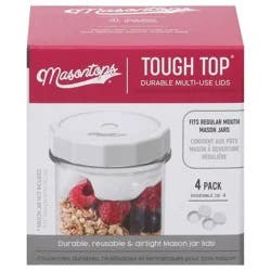 Masontops Tough Top Durable Multi-Use Lids 4 ea