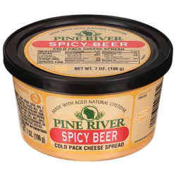 Pine River Cold Pack Spicy Beer Cheese Spread 7 oz