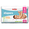 slide 18 of 29, Meijer Baby Diapers Size 1, 44 ct