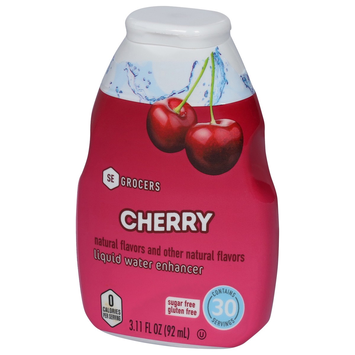 slide 9 of 11, Se Grocers Chry Lqd Wtr Flvr, 3.1 oz