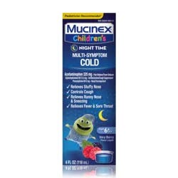 Mucinex Children's Night Time Multi-Symptom Cold Syrup