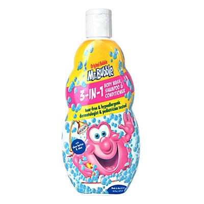 slide 1 of 1, Mr. Bubble 3 In 1 Body Wash, Shampoo and Conditioner, 16 fl oz