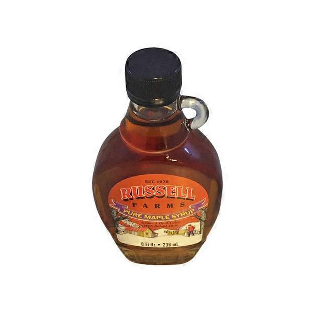 slide 1 of 1, Russell Farms Maple Syrup - Us Grade A Dark Amber, 8 fl oz