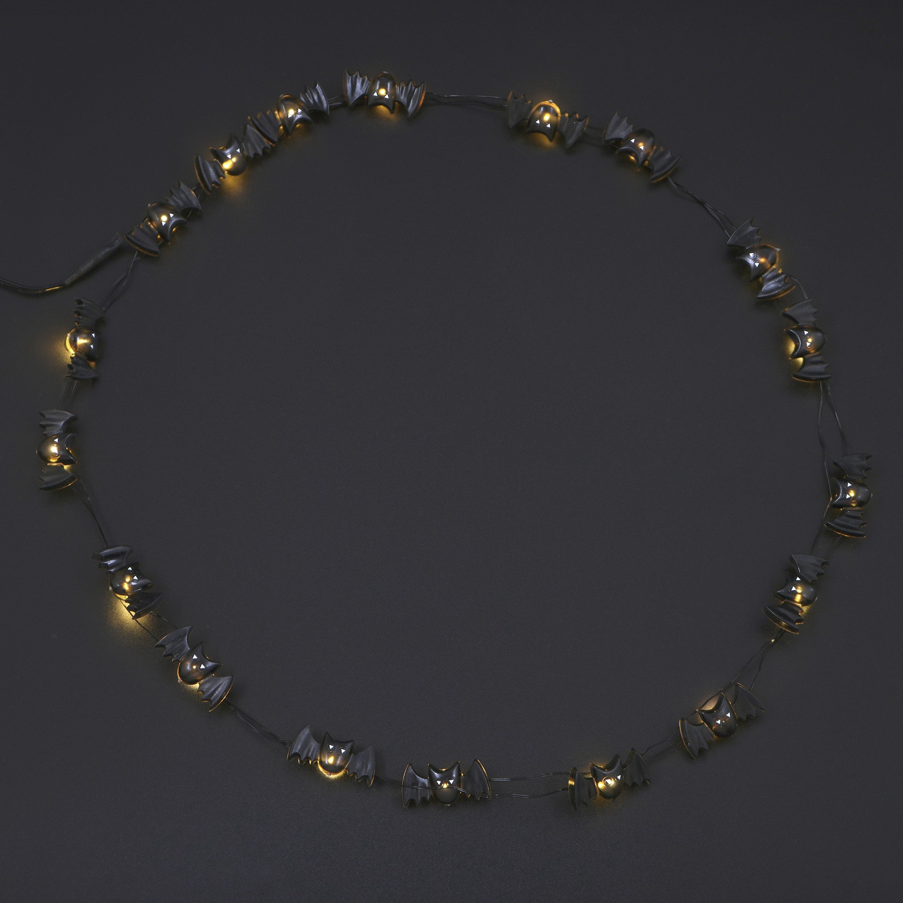 slide 2 of 2, 18ct. Warm White Led Black Bat Icon String Lights By Ashland, 18 ct