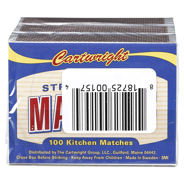 slide 7 of 29, Cartwright Kitchen Matches, 1 ct