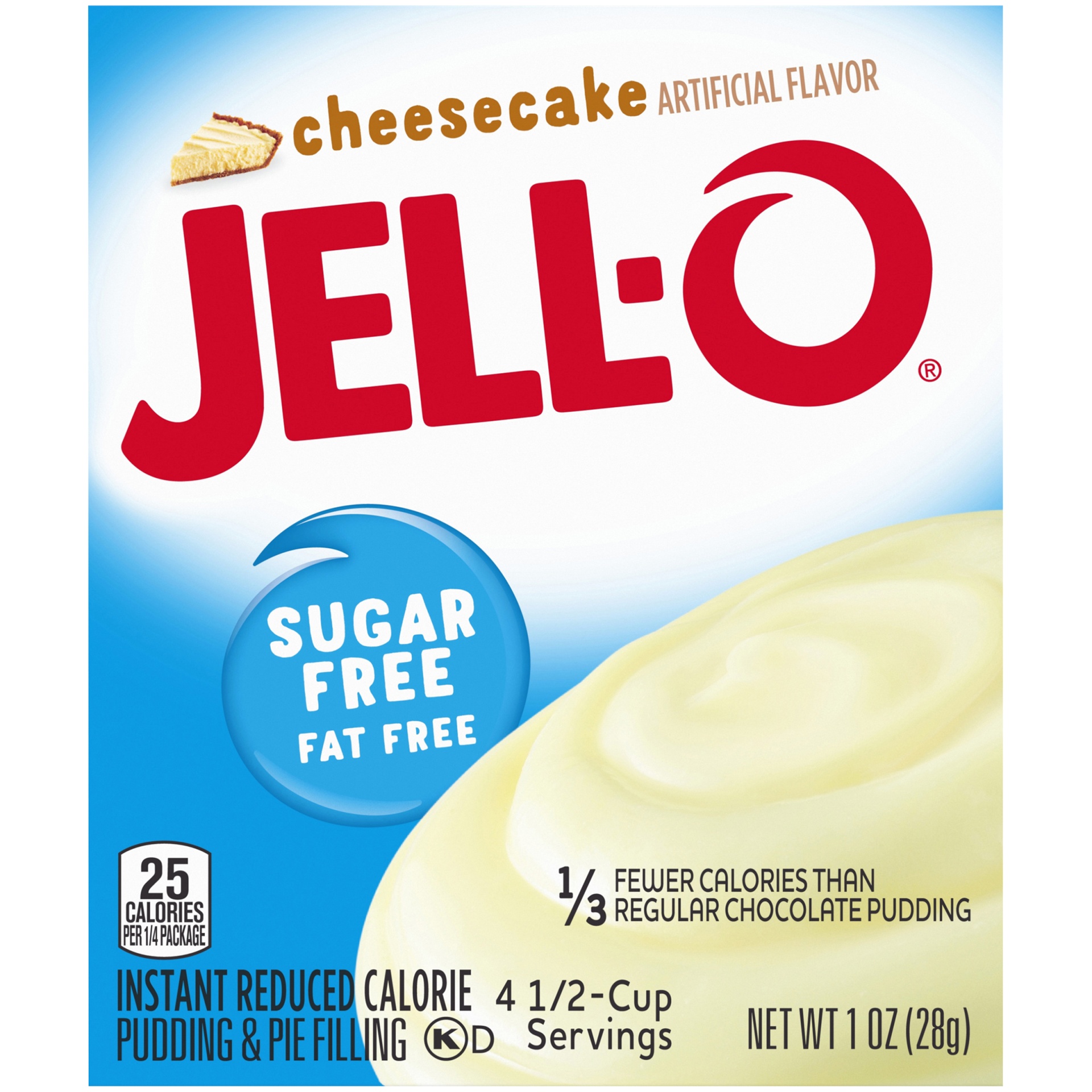 slide 8 of 10, Jell-O Cheesecake Sugar Free & Fat Free Instant Pudding & Pie Filling Mix, 1 oz