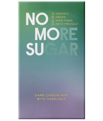 Nomosu Organic Dark Chocolate with Hazelnut Bar