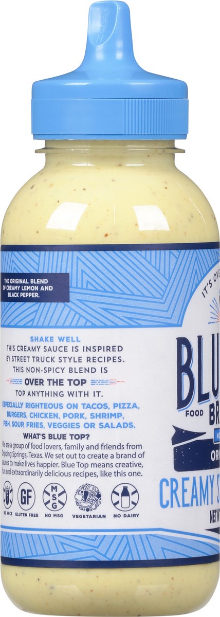 slide 9 of 11, Bluetop Original Creamy Street Sauce, 9 oz