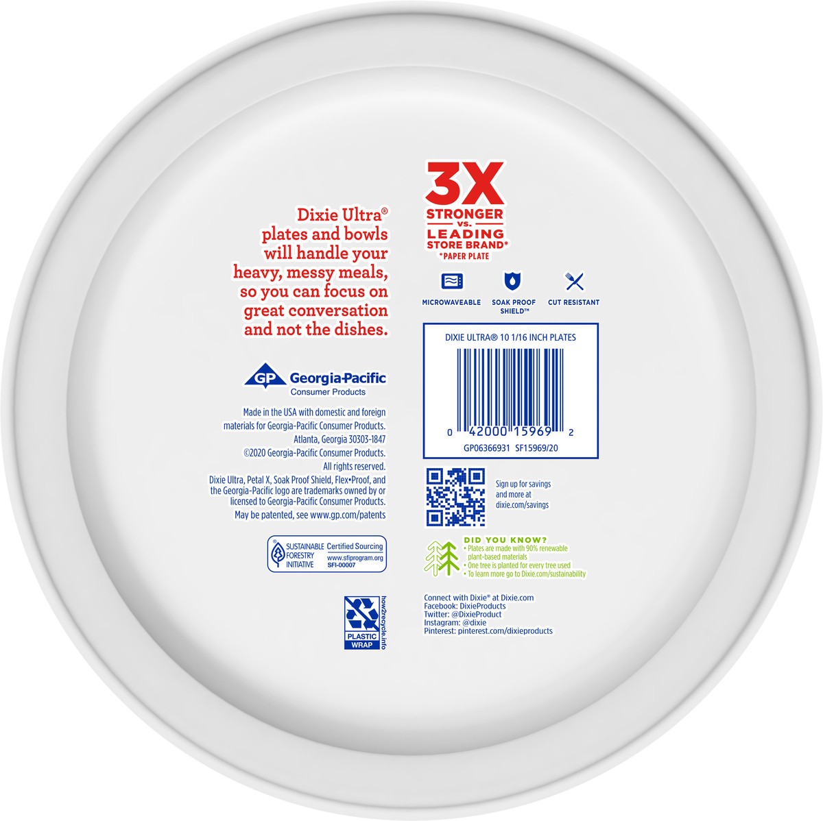 Save on Dixie Ultra Plates 10 1/16 Inch Order Online Delivery