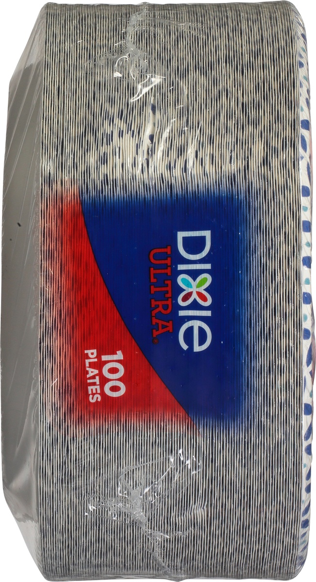 slide 5 of 9, Dixie Ultra Strong Paper Plates, 100 ct; 10 1/16 in
