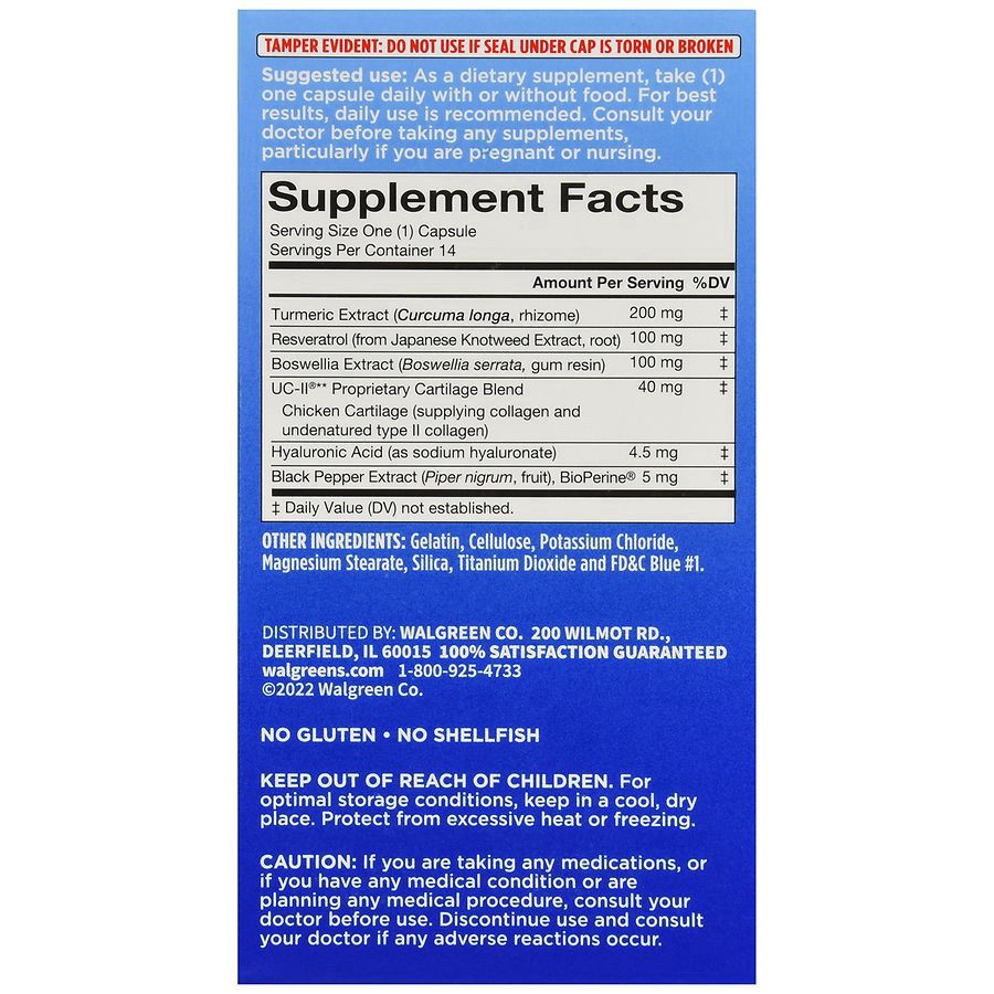 slide 2 of 5, Walgreens Advanced Joint Support, 14 ct