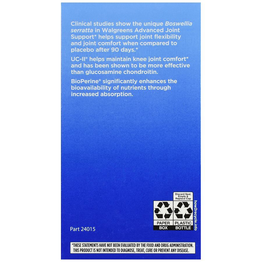 slide 4 of 5, Walgreens Advanced Joint Support, 14 ct