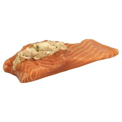 Giant Eagle Salmon, Crab Stuffed, Color Added