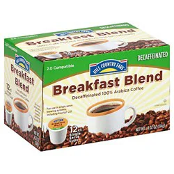 Hill Country Fare Breakfast Blend Decaf Single Serve Coffee Cups
