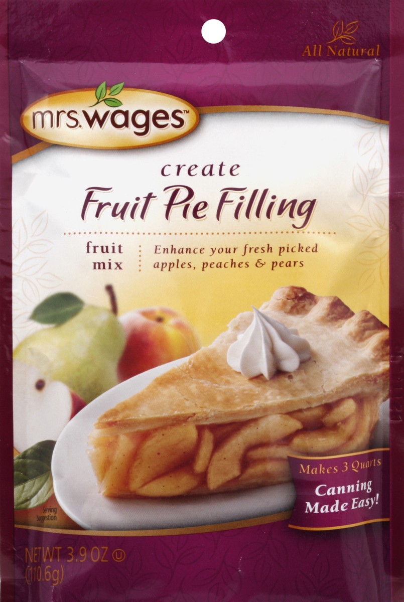 slide 2 of 2, Mrs. Wages Create Fruit Pie Filling Seasoning Mix, 3.9 oz