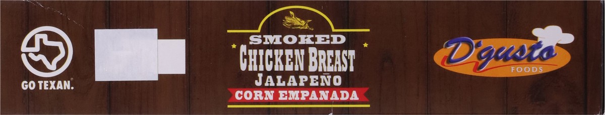 slide 9 of 9, D'gusto Foods Smoked Chicken Bread Jalapeno Corn Empanada 4 ea, 4 ct