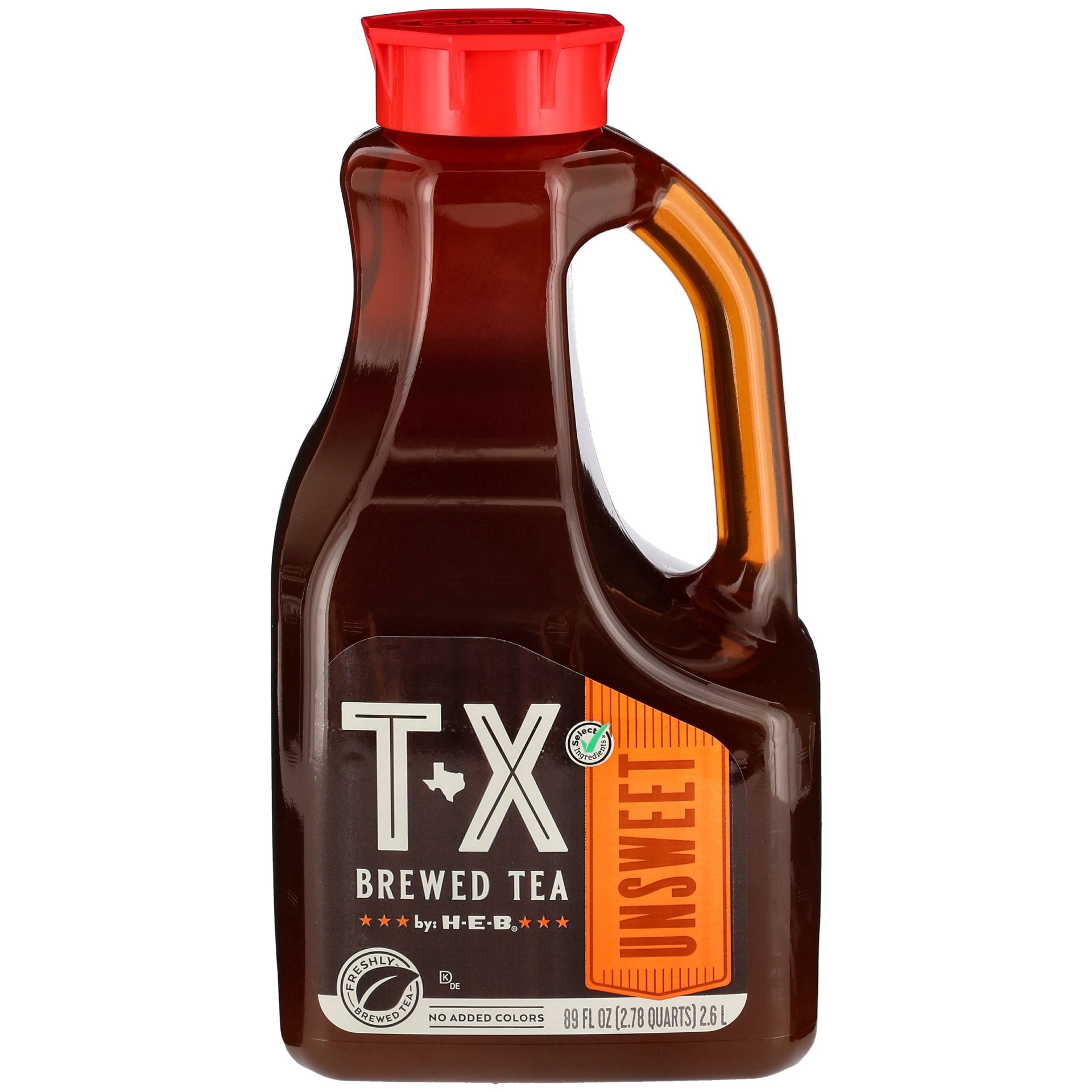 slide 1 of 1, H-E-B TX Brewed Unsweet Iced Tea - 89 oz, 89 oz