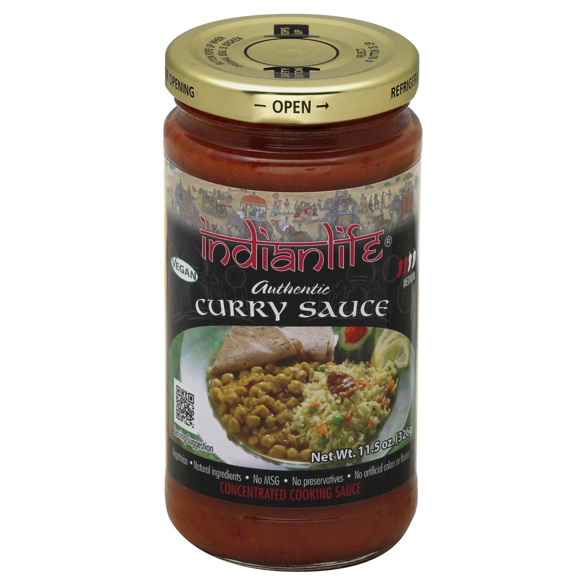 slide 2 of 2, Indianlife Curry Sauce 11.5 oz, 11.5 oz