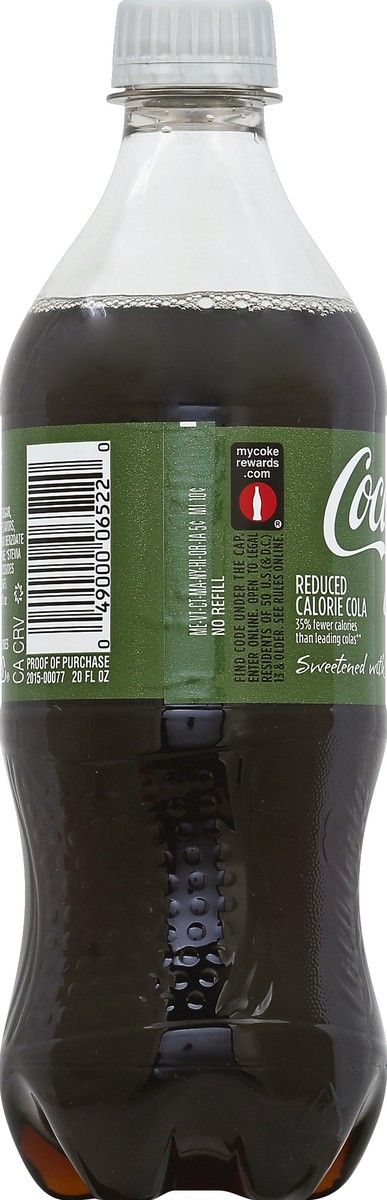 slide 3 of 4, Coca-Cola Life Reduced Calorie Cola - 20 oz, 20 oz