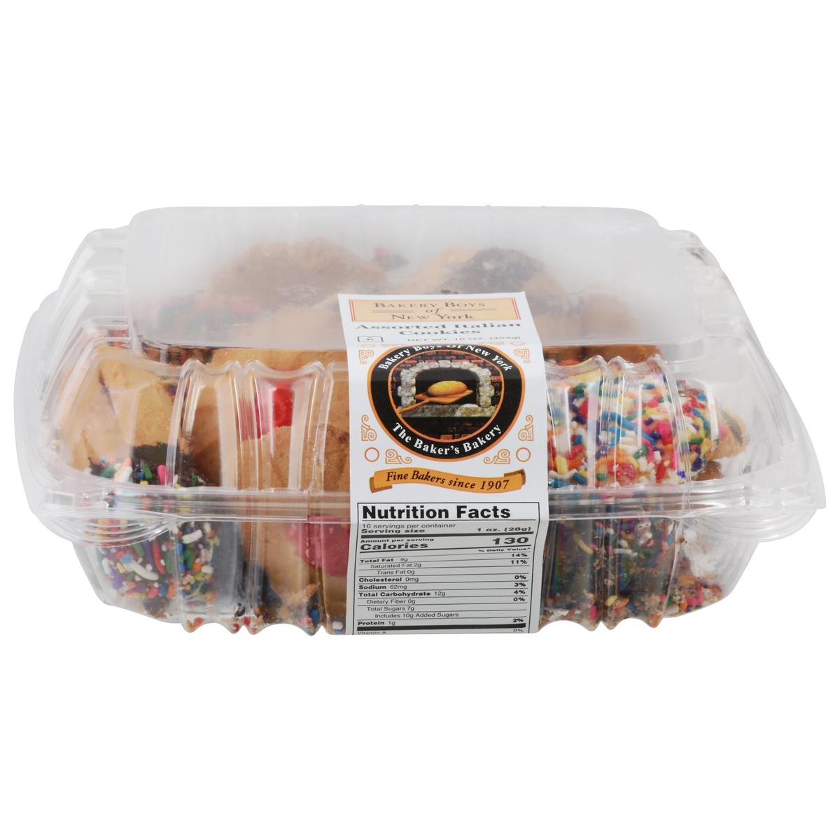 slide 1 of 1, Bakery Boys of New York Assorted Italian Cookies 16 oz, 16 oz