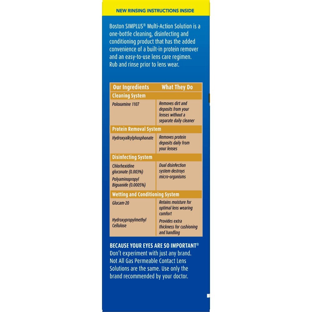 slide 7 of 9, Bausch + Lomb Multi-Action Solution 3.5 oz, 5 oz