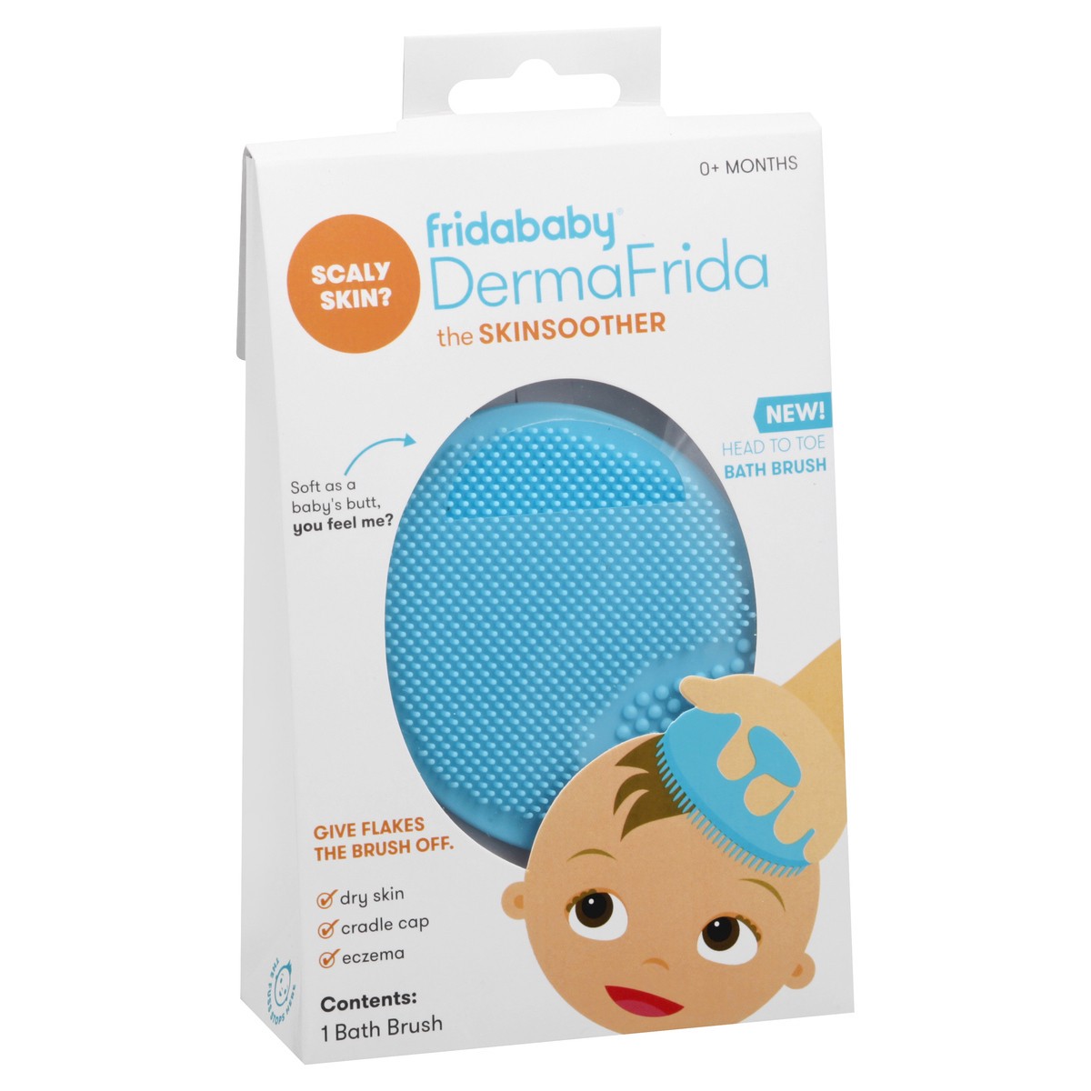 slide 9 of 11, Fridababy DermaFrida The Skinsoother Bath Brush 1 ea, 1 ct