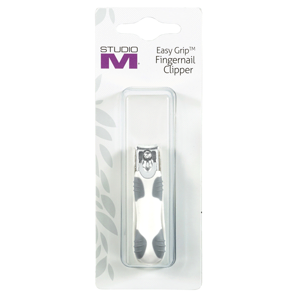 slide 1 of 2, Studio M Easy Grip Fingernail Clipper, 1 ct