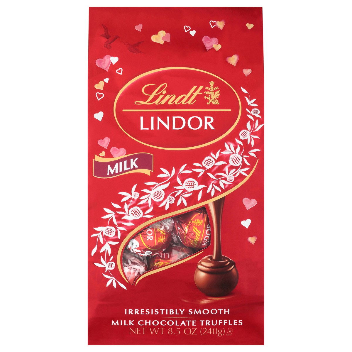 slide 1 of 10, Lindt Milk Chocolate Truffles 8.5 oz, 8.5 oz