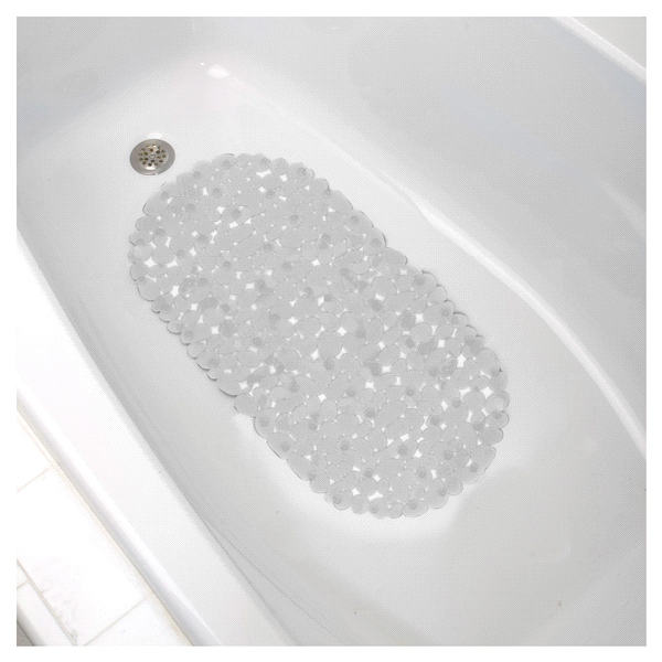 slide 1 of 1, Maytex Pebble Tub Mat, Clear, 1 ct