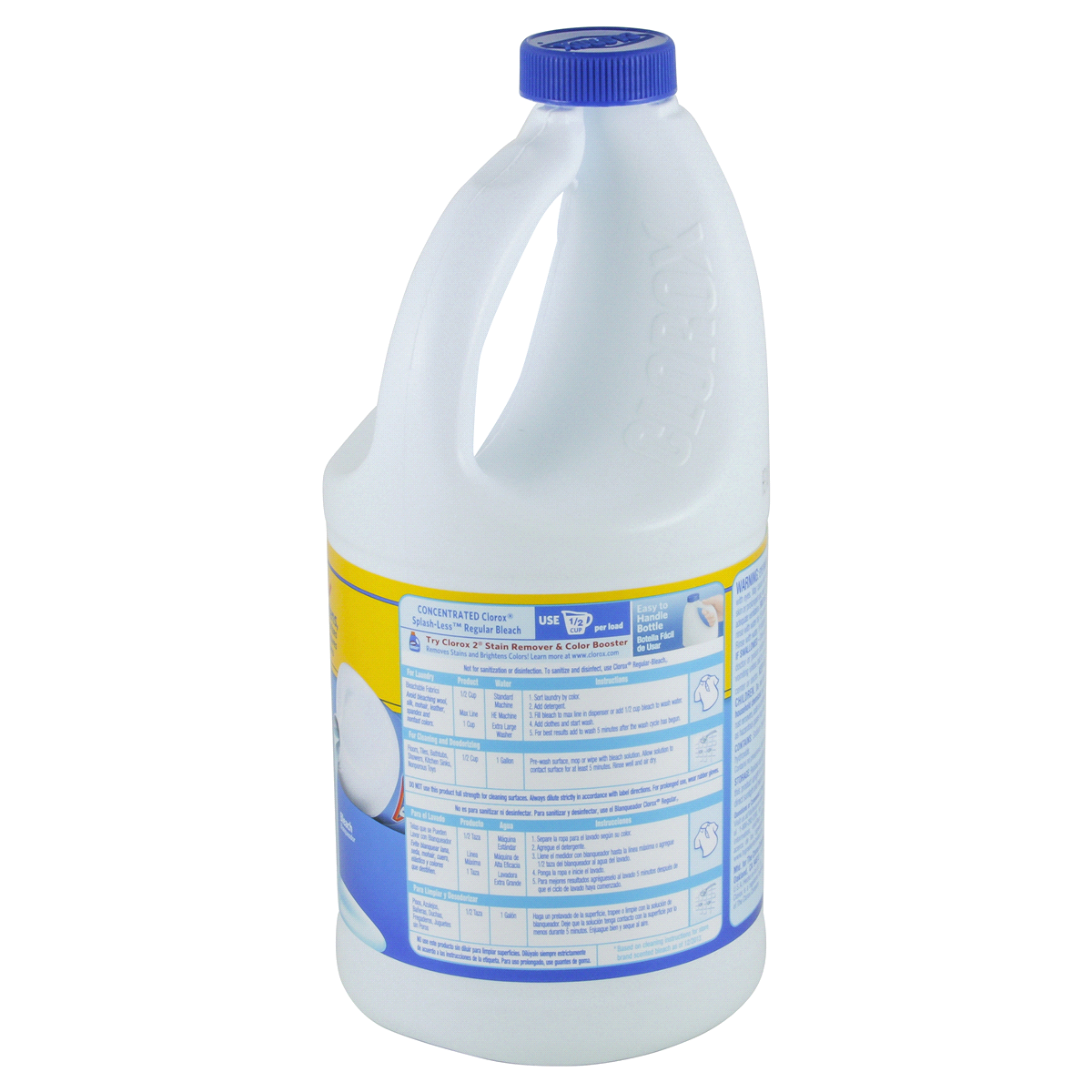 slide 7 of 7, Clorox Splash-Less Regular Bleach, 55 oz