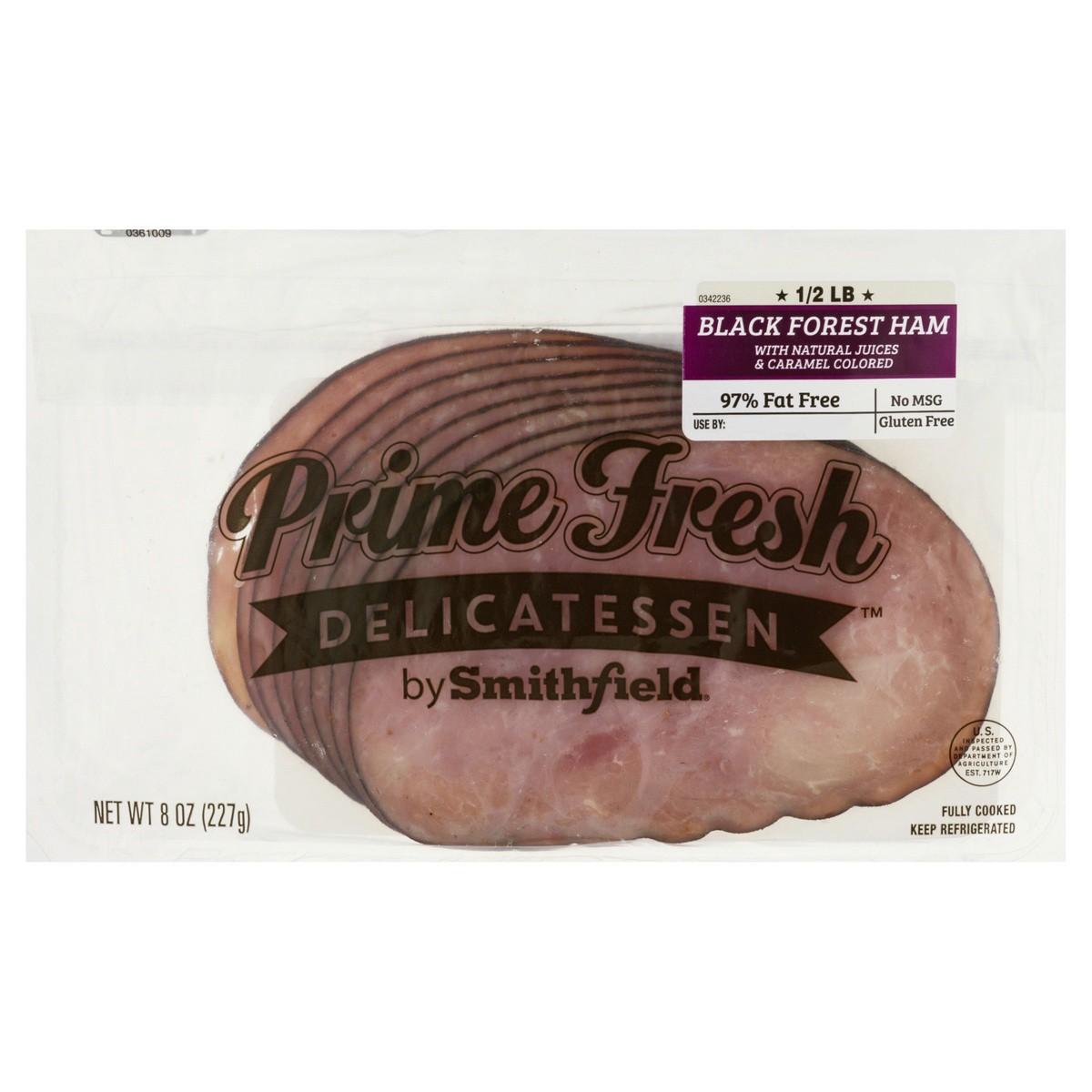 slide 1 of 9, Prime Fresh Smithfield Prime Fresh Black Forest Ham, 8oz, 8 oz