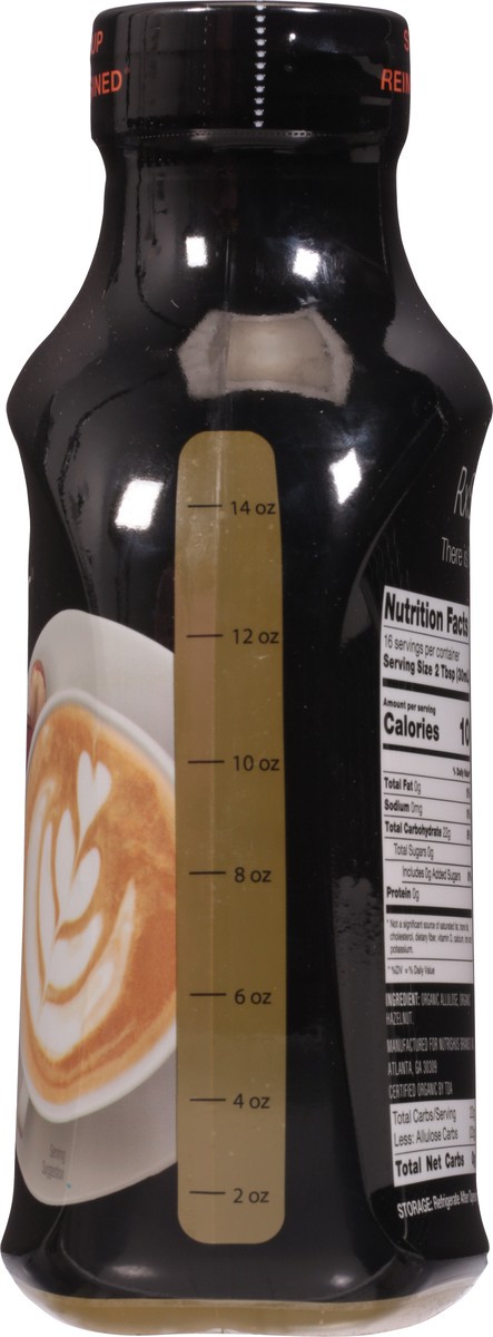 slide 11 of 13, RxSugar Organic Hazelnut Syrup 16 fl oz, 16 fl oz