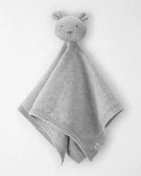 Littleplanet Baby Organic Cotton Bear Lovey - Heather Grey - One Size