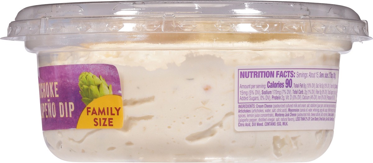 slide 8 of 9, La Terra Fina Artichoke & Jalapeno Dip & Spread Family Size 16 oz, 16 oz