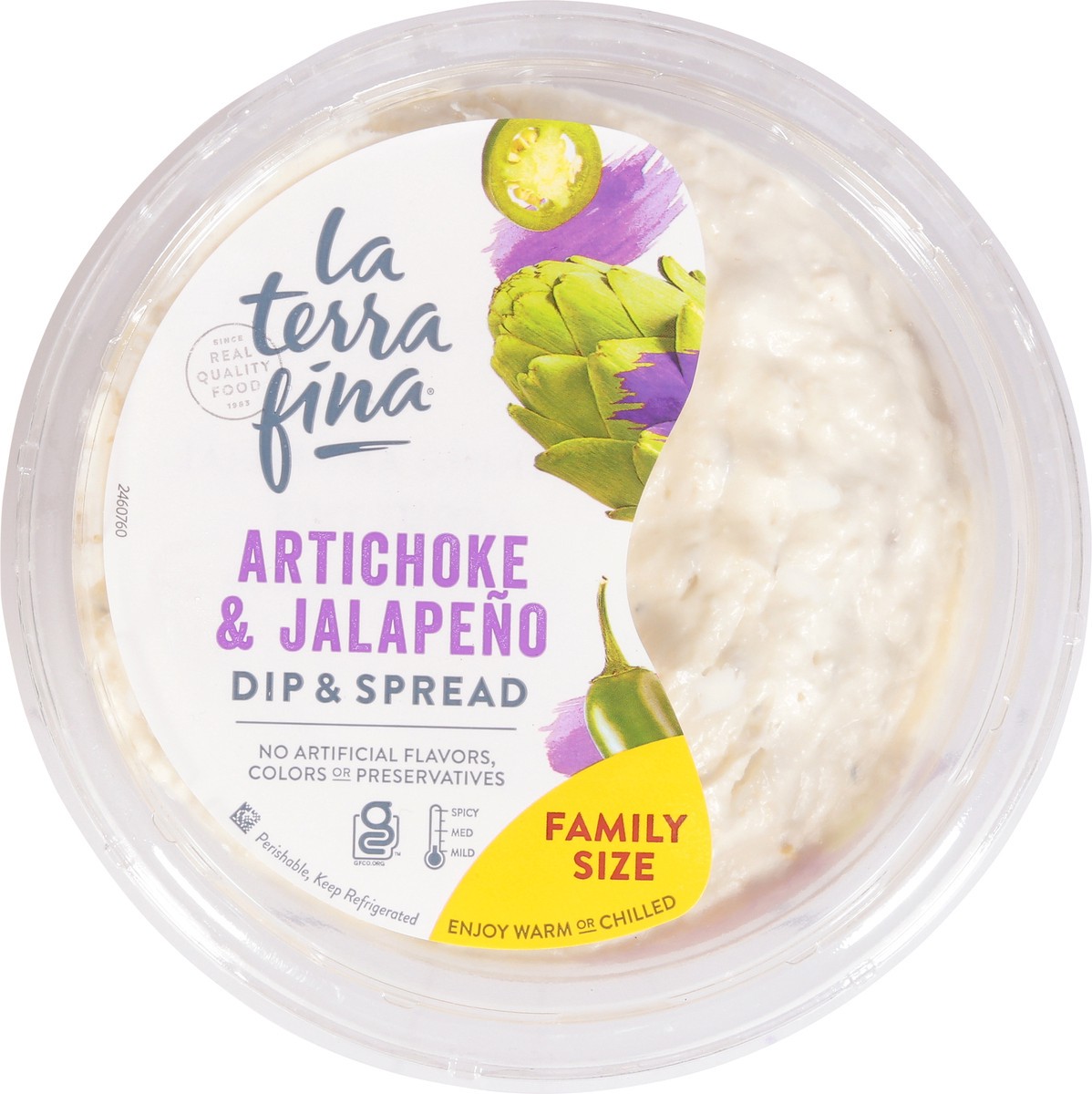 slide 6 of 9, La Terra Fina Artichoke & Jalapeno Dip & Spread Family Size 16 oz, 16 oz