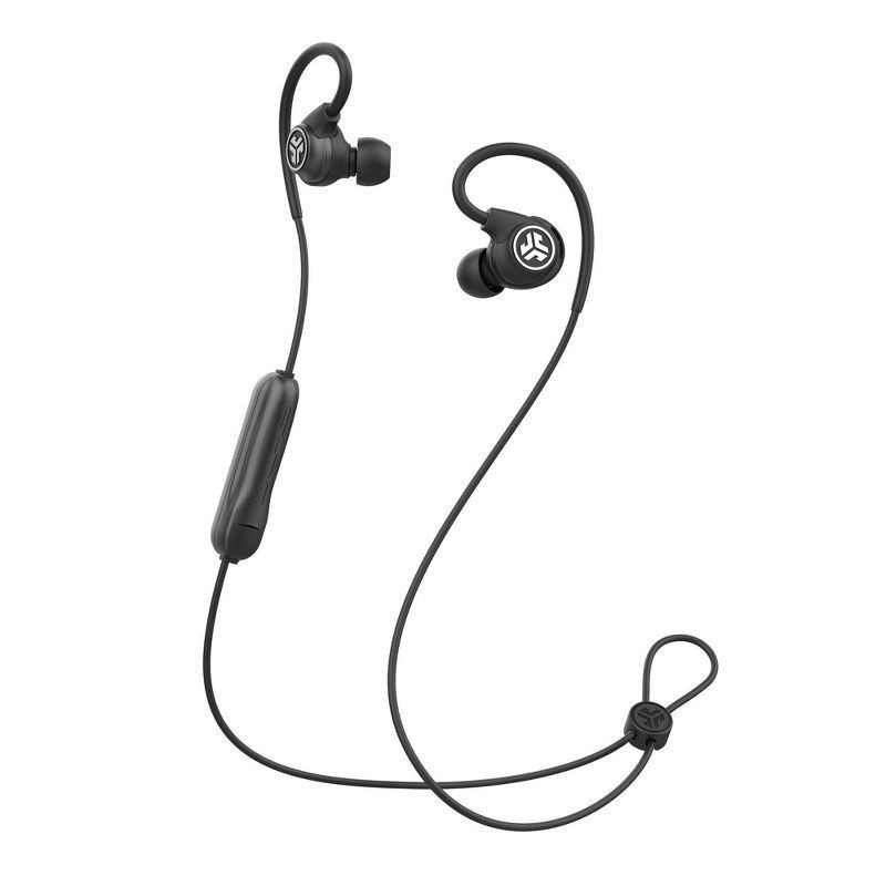 slide 3 of 5, JLab Fit Sport Bluetooth Wireless Earbuds - Black, 1 ct