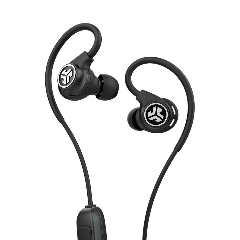 slide 1 of 5, JLab Fit Sport Bluetooth Wireless Earbuds - Black, 1 ct
