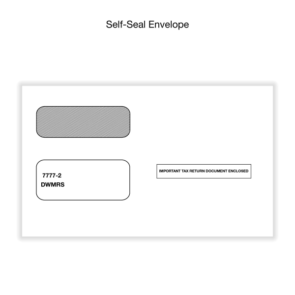 slide 2 of 4, Office Depot® Brand 1099-MISC Laser Tax Forms And Envelopes, 4-Part, 2-Up, 8-1/2"" x 11"", Pack Of 10 Form Sets, 1 ct