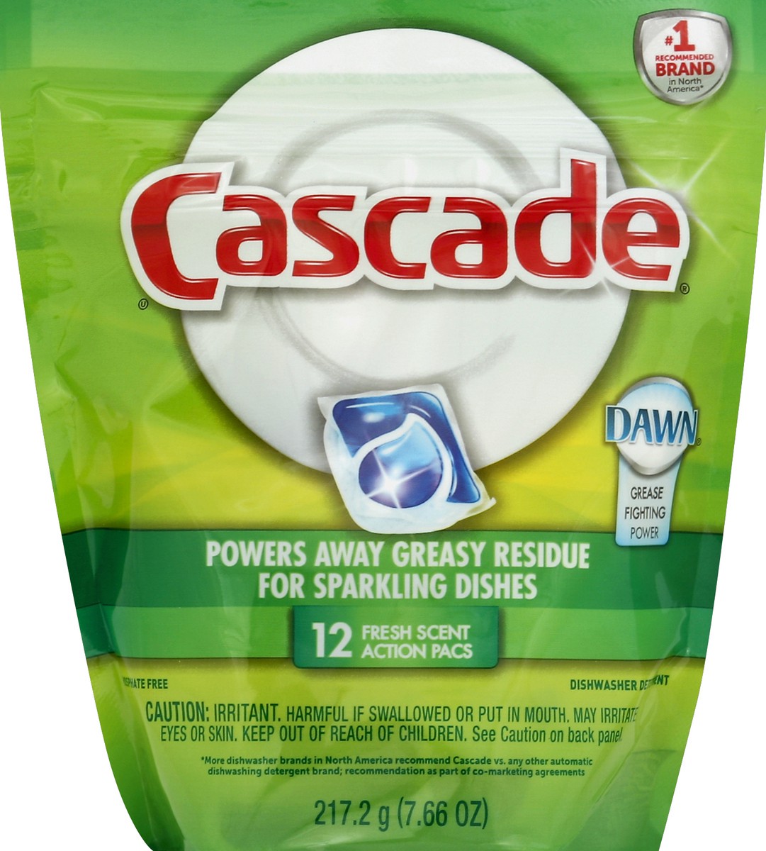 slide 2 of 2, Cascade Dishwasher Detergent 12 ea, 12 ct