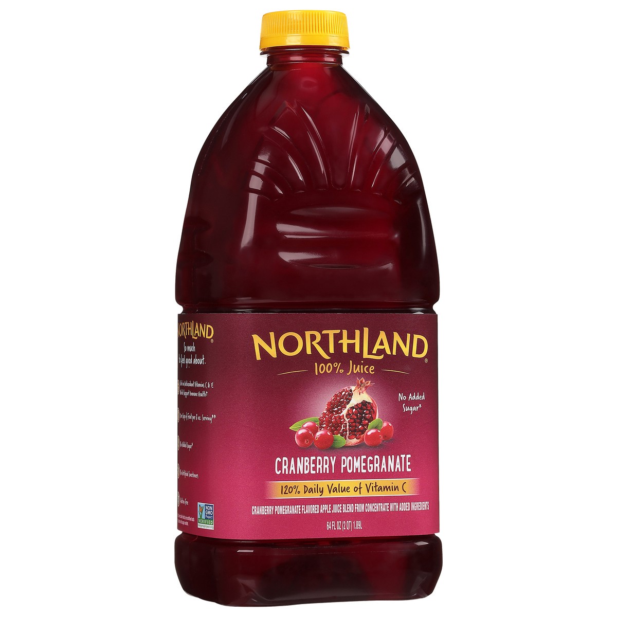 slide 4 of 4, Northland Cranberry Pomegranate 100% Juice 64 fl oz, 64 fl oz