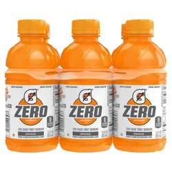 Gatorade Zero Zero Sugar Thirst Quencher Orange - 6 ct