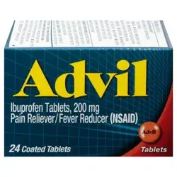 Advil 200 mg Ibuprofen 24 Coated Tablets