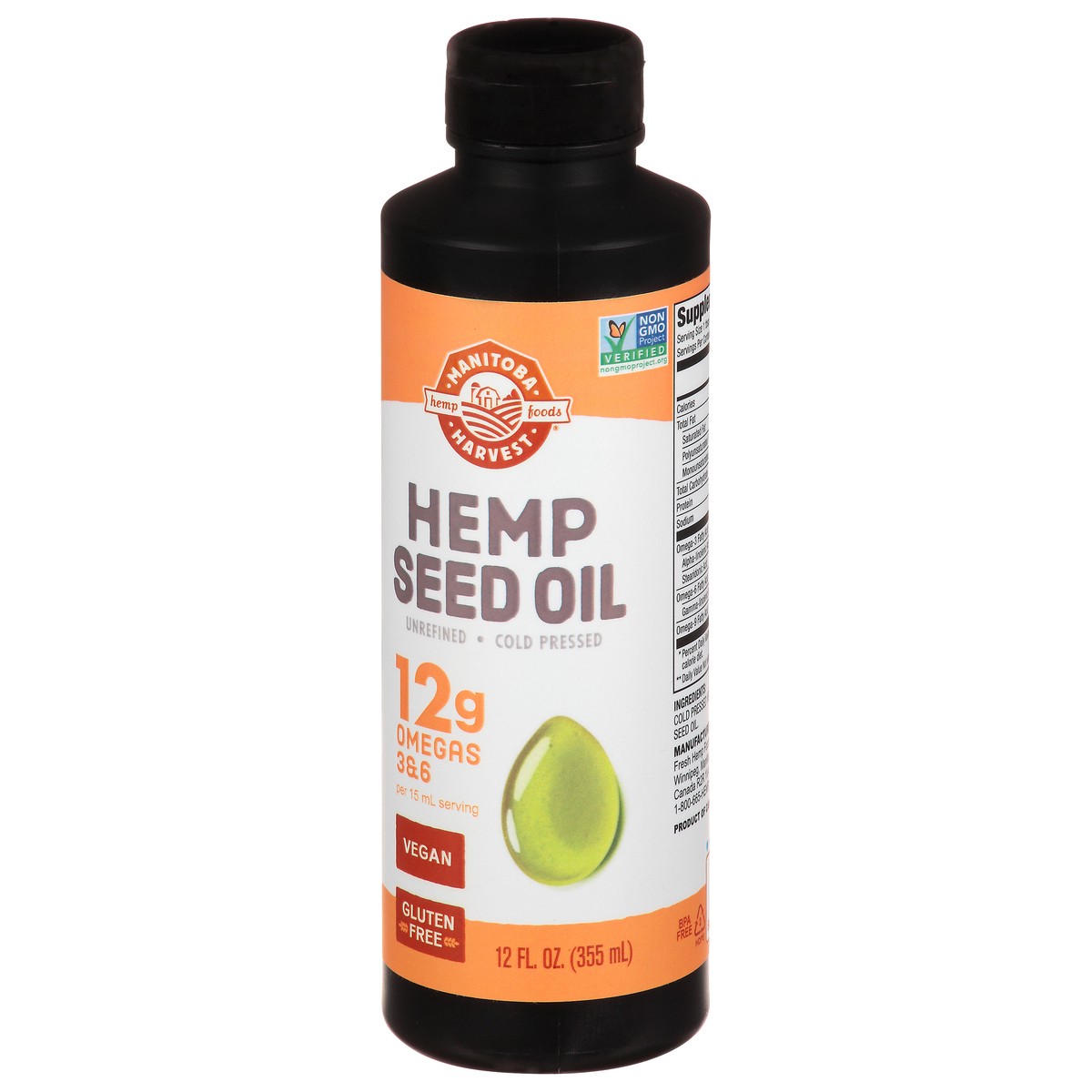 slide 8 of 9, Manitoba Harvest Hemp Seed Oil, 12 fl oz