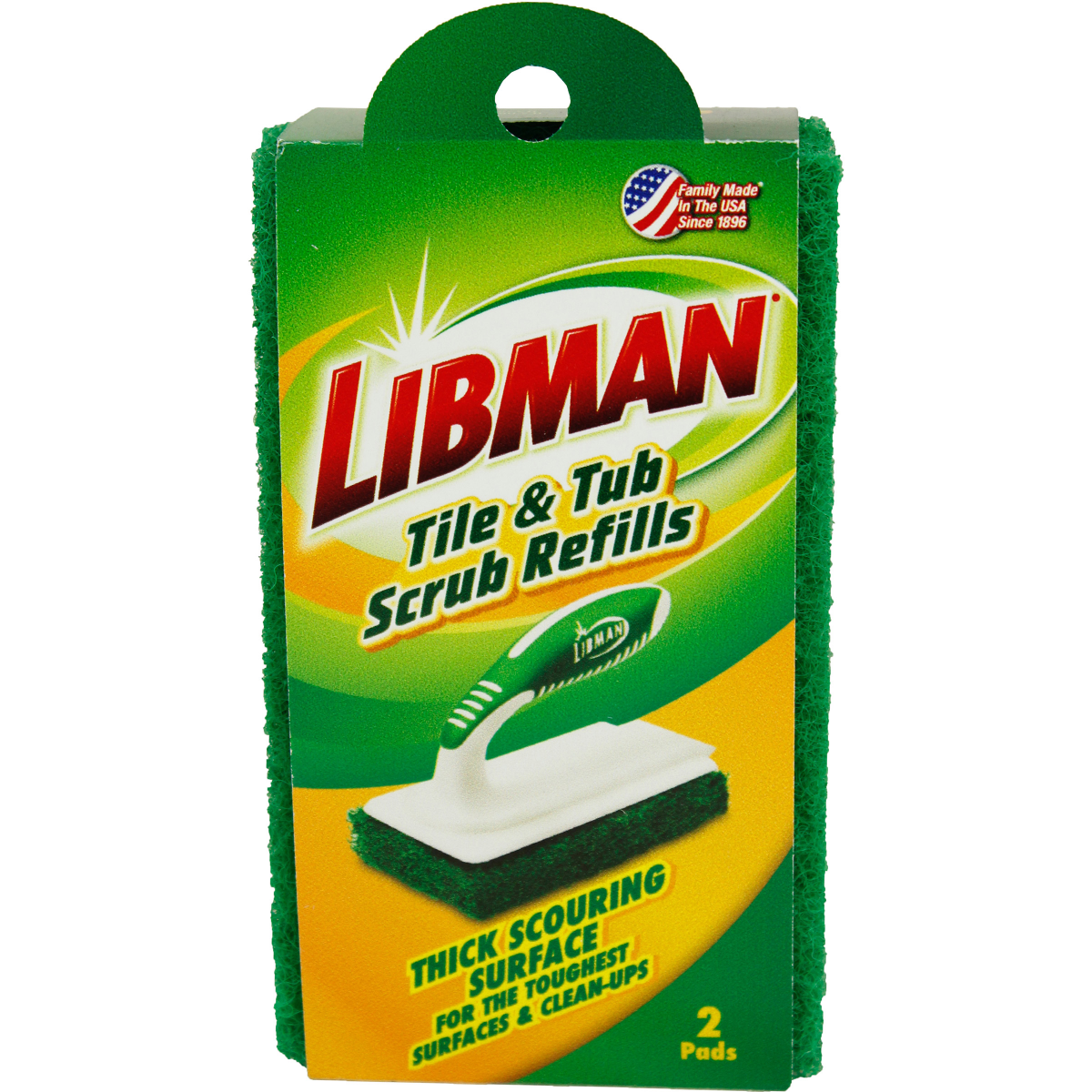 slide 1 of 5, Libman Tile & Tub Scrub Refill, 2 ct