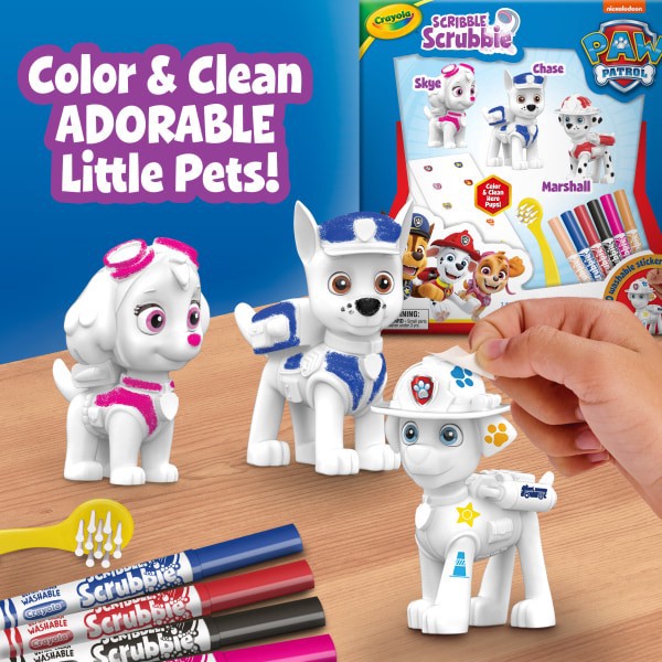 slide 5 of 7, Crayola Scribble Scrubbie Pets! Allows Kids To Customize Their Pets With Markers Then Scrub Them & Begin Again!, 1 ct